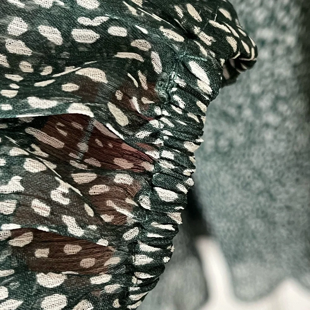 Joie limited edition balloon sleeve arctic animal spot dress, size S - Picture 8 of 10